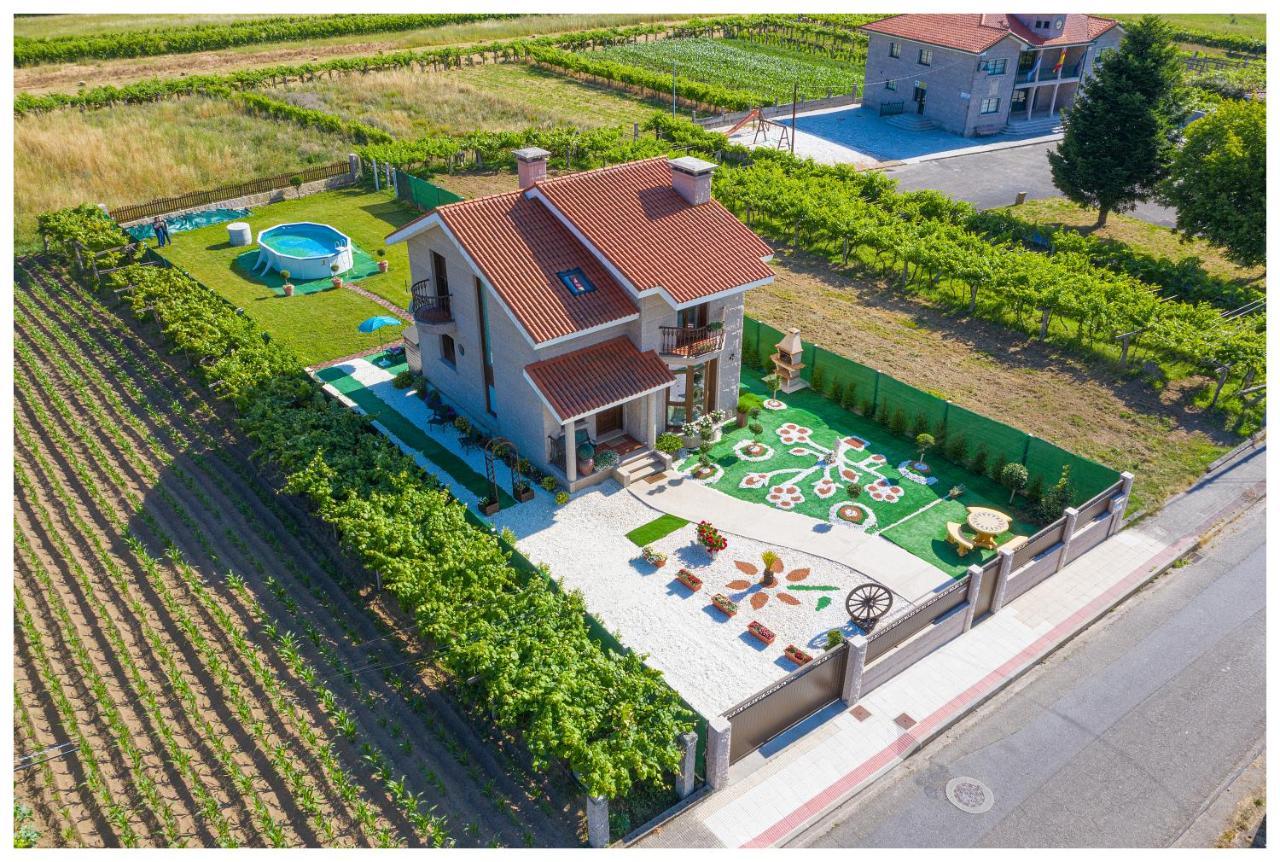 Casa Victoria Garden Con Jacuzzi Y Piscina Villa Caldas De Reis Luaran gambar